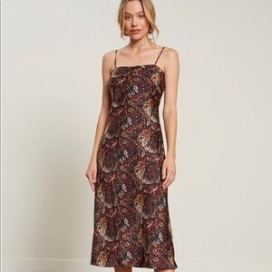 Lucy Paris Hayden Paisley Midi Dress